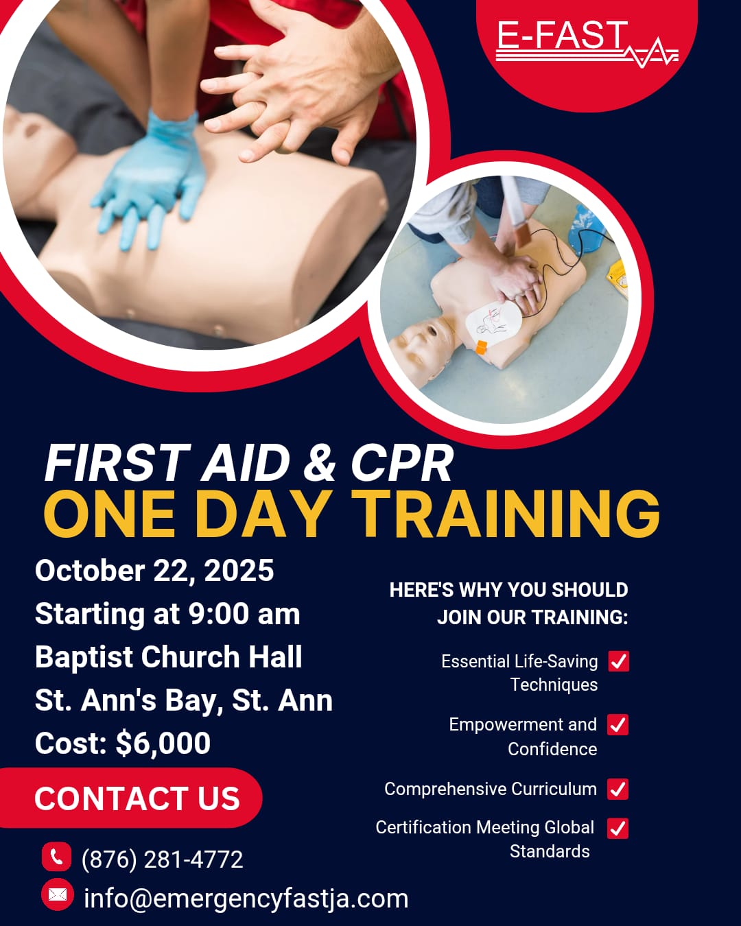 Recent E-Fast Training Session August 2025